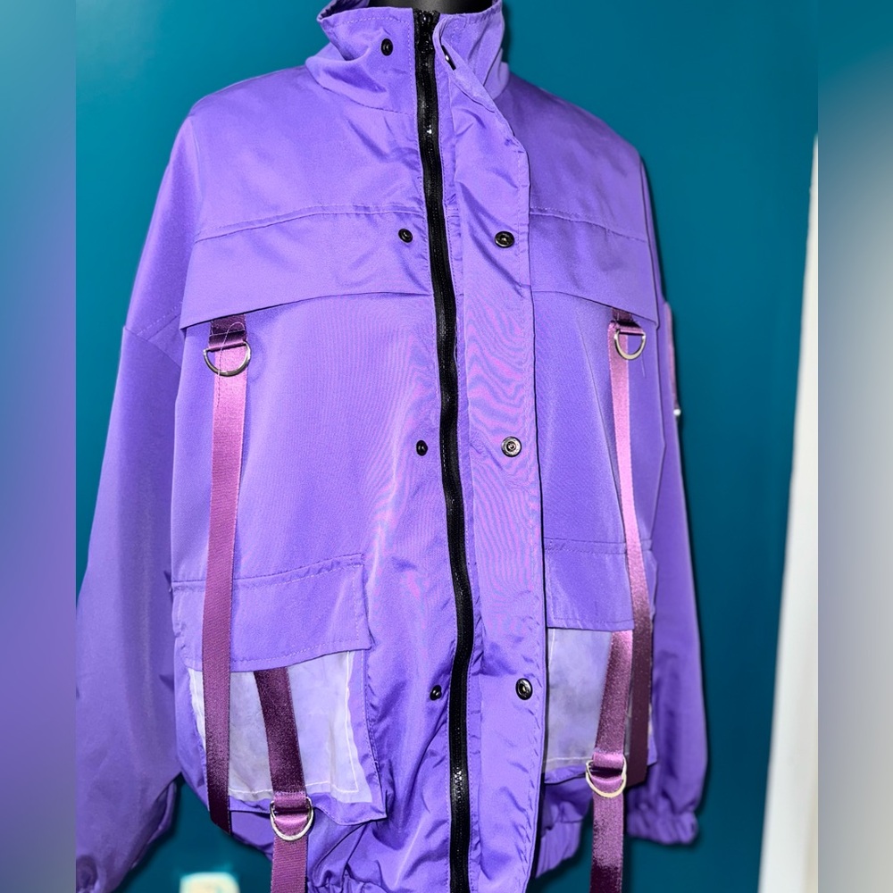 Purple Utility Jacket - Picture 7 of 8